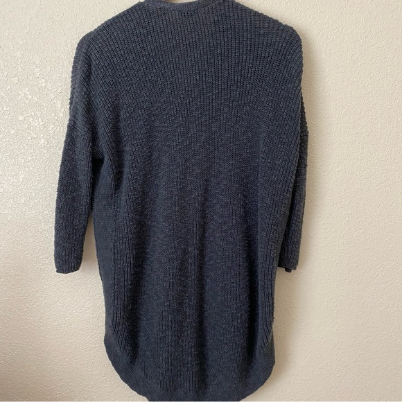 Express Knitted Zipper Neck Tunic Sweater - Picture 5 of 5